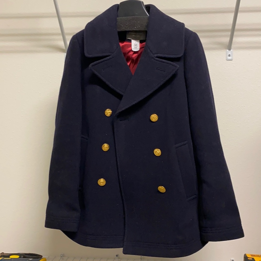 J.Crew Navy Blue women’s Pea Coat